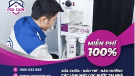 DUY NHẤT THÁNG 12! MIỄN PHÍ 100% BẢO DƯỠNG - SỬA CHỮA MÁY LỌC NƯỚC TẠI NHÀ